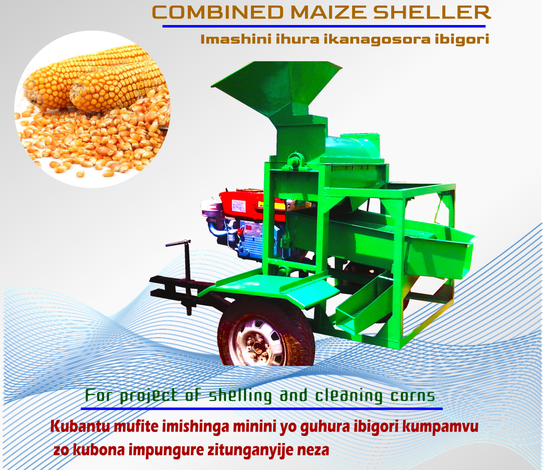 combined maize sheller